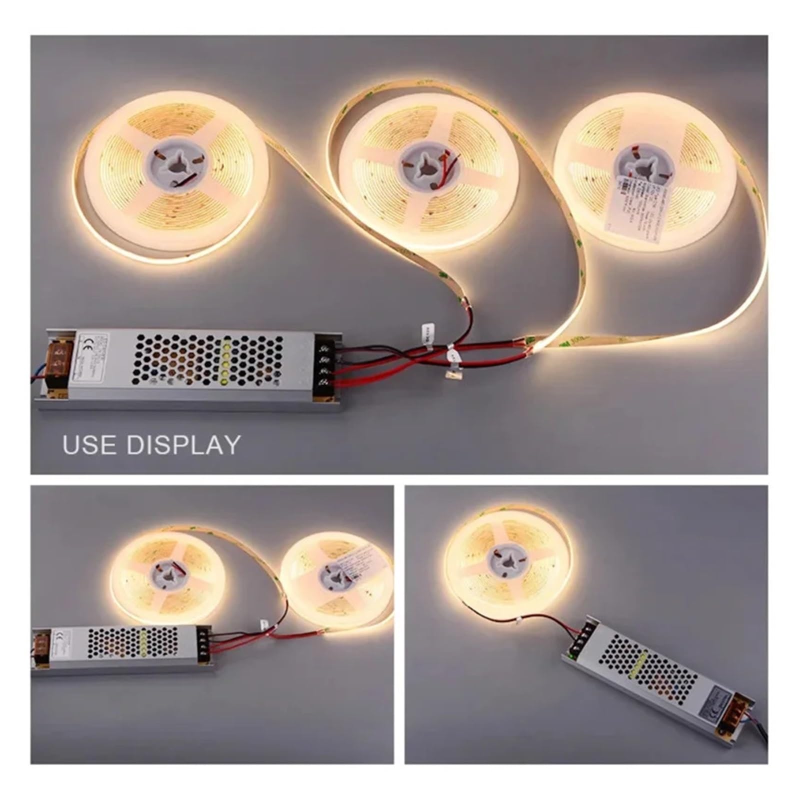 Alimentatore LED 12V 24V 60W AC 190V-220V a 12 24 V Volt 5A 60W Alimentatore Switching(24V 2.5A 60W)