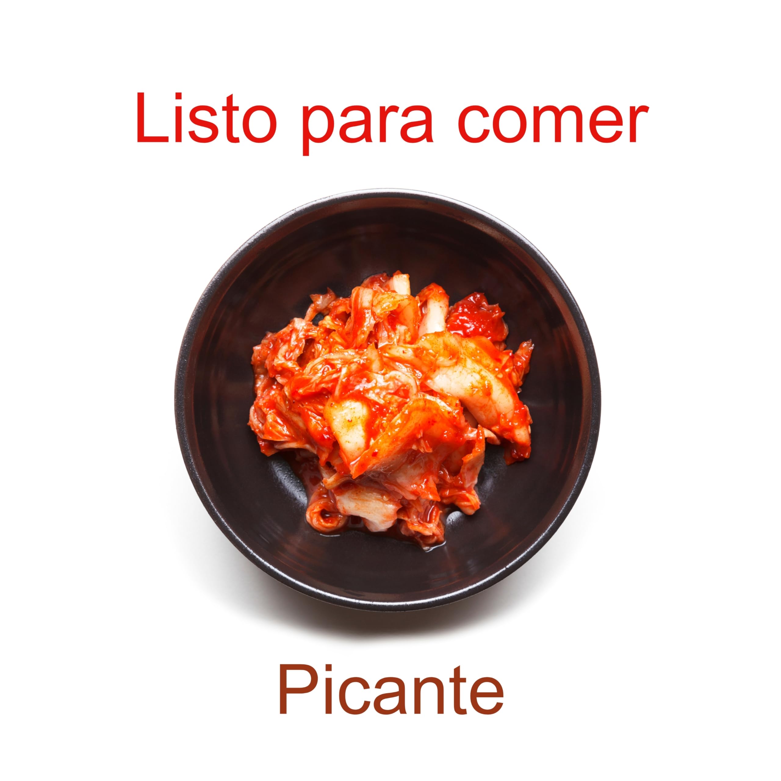 Kimchi Coreano Col China Fermentada Picante Auténtica Receta Tradicional 380g
