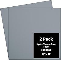 Vista 131 de Kydex Sheets - Solid Color DIY Kit for Crafting Holsters, Sheaths, and Mag Pouches - (8x8, 8x12, 12x12), Premium Thermoform Sheets - Thick, Durable