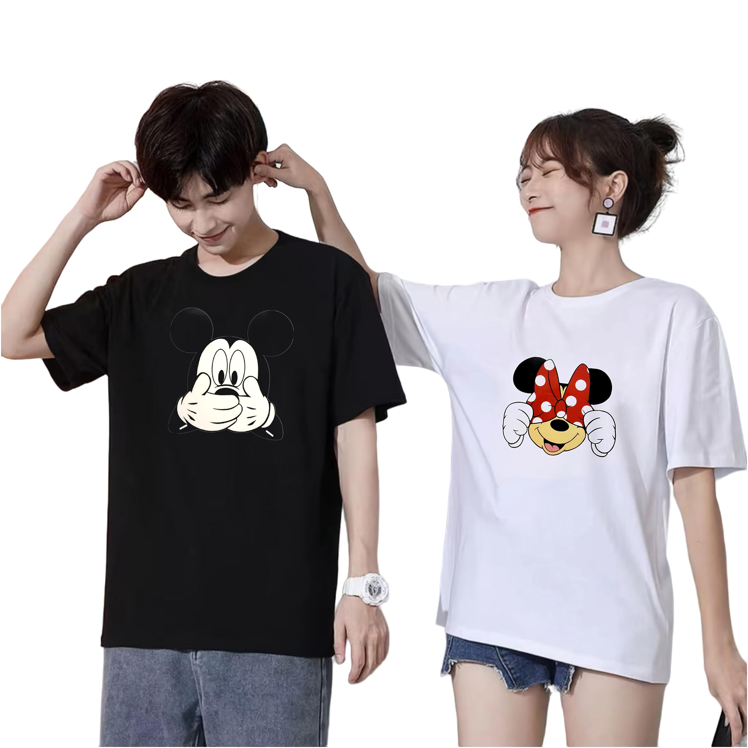 Amazon | [DAKOU] ディズニー ミッキー キャラクター 親子tシャツ