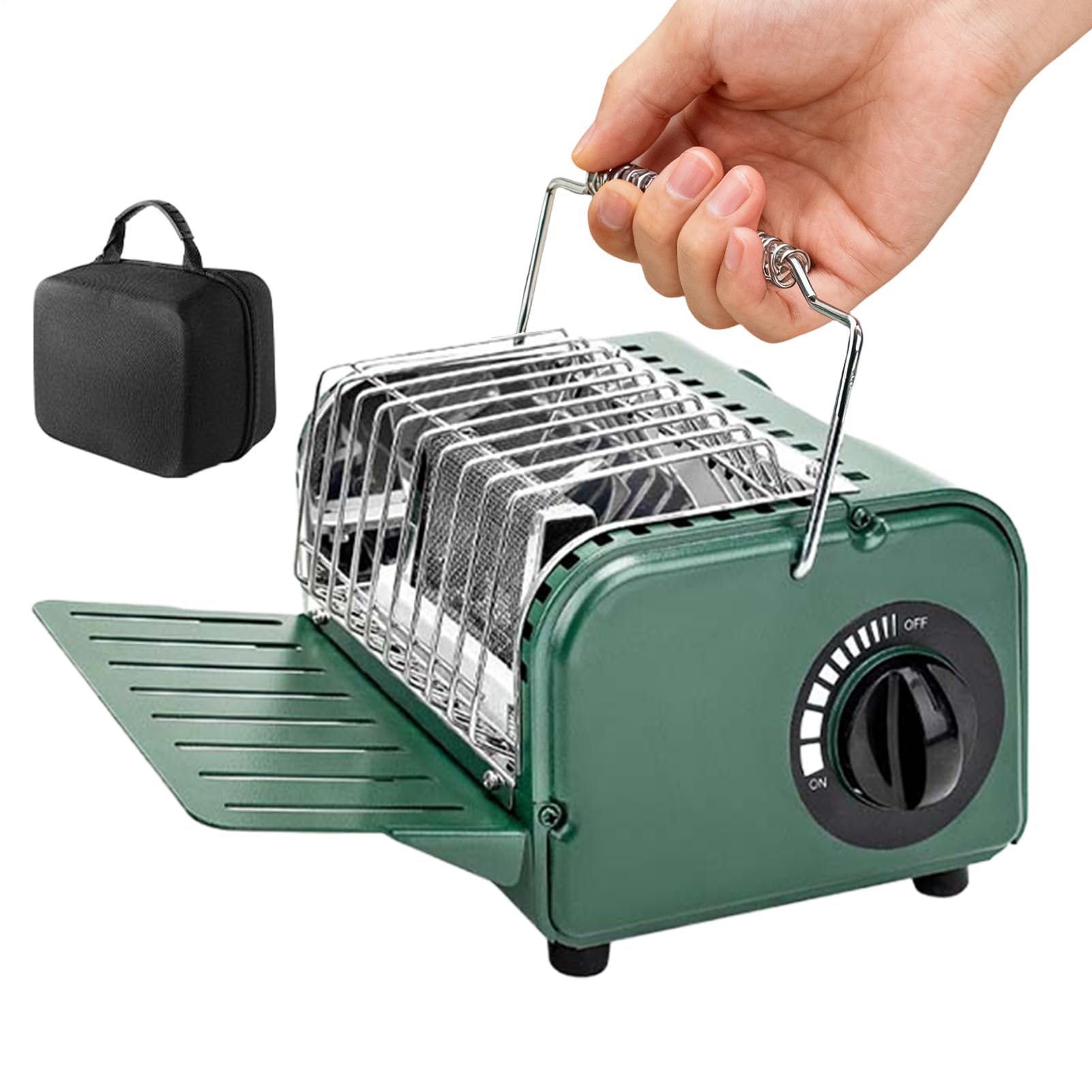Réchaud Pour Tente De Camping 1200W Réchaud À Gaz Portable Avec Sac De