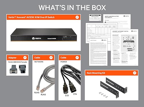 Miniatura 5 de Avocent Conmutador KVM Vertiv AV3000 sobre IP, 16 puertos, tarjeta de acceso remoto (CAC), acceso remoto y local, gestión centralizada, cable VGA,