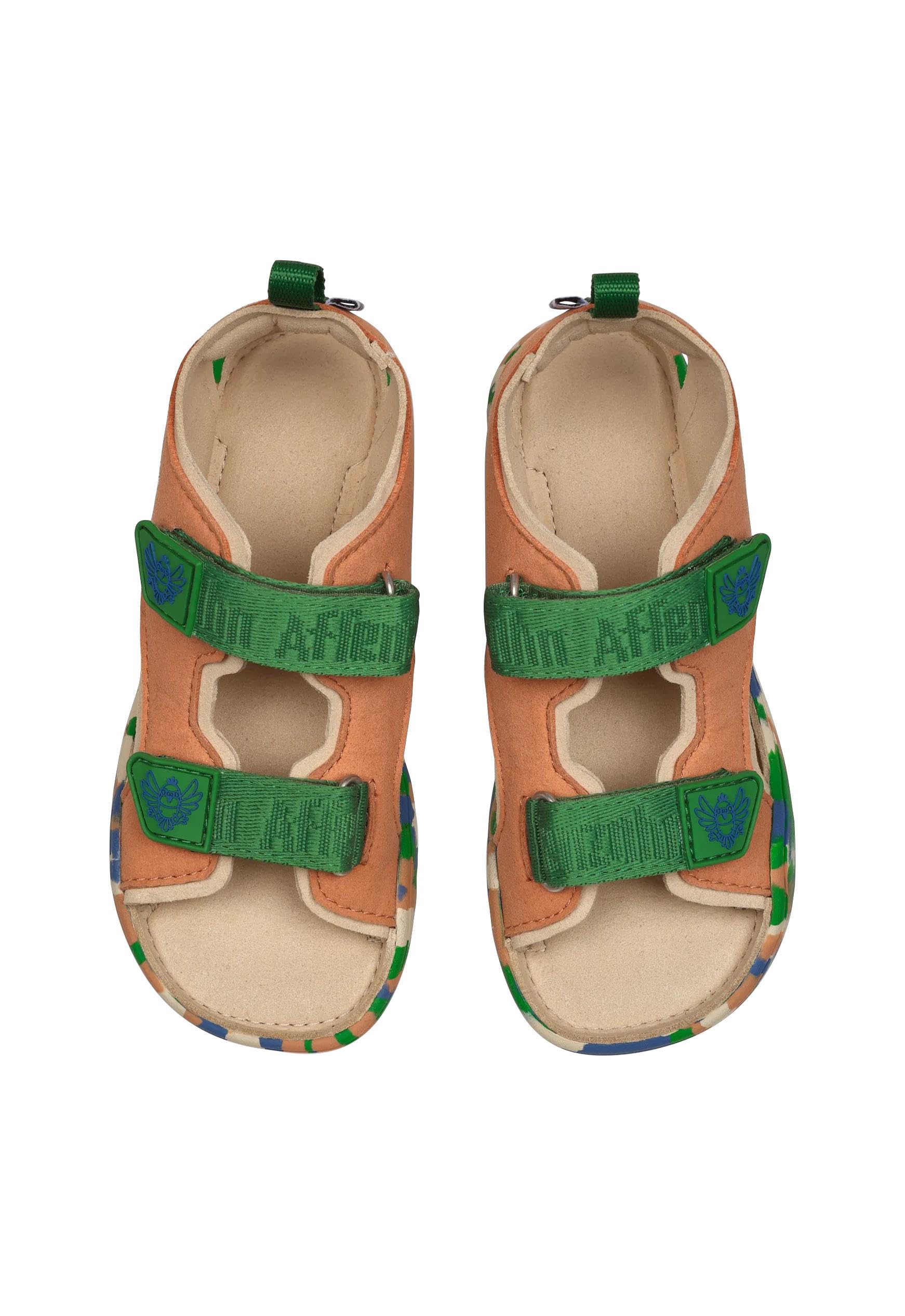 Affenzahn Sandale Vegan Airy Chaussures à Scratch, antidérapantes, Flexibles, aérées et légères pour l'été, Taille 21-32