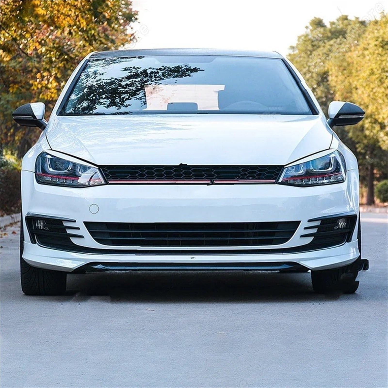 2 sztuki przednich osłon przeciwmgielnych zderzaka pasujących do Golfa 7 MK7 7.5 VII Facelift TSI TDI 2012-2020 Osłona przeciwmgielna Kratka samochodowa(MK7.5 Base)