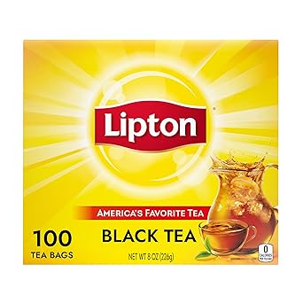 Lipton Black Tea Bags, Hot or Iced tea bags, 100 Total Count Lipton Black Tea Bags, Hot or Iced tea bags, 100 Total Count