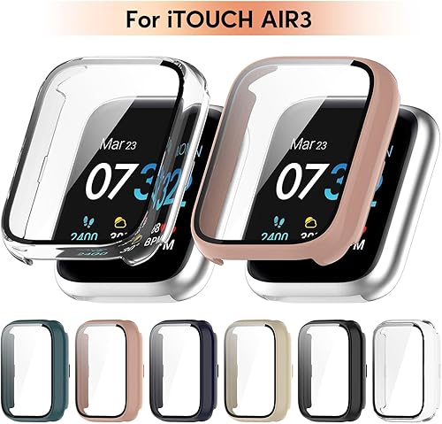 Miniatura 3 de ITOUCH AIR 3 - Protector de pantalla para ITOUCH AIR 3, resistente a los arañazos, bordes completos, cobertura de bordes completos, Smartwatch de