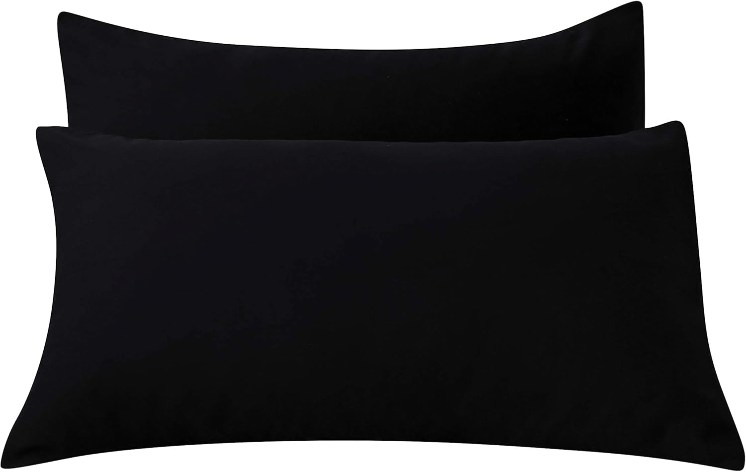 LS Pillowcases Queen 2 Pieces Brushed Microfiber 1800 Plush