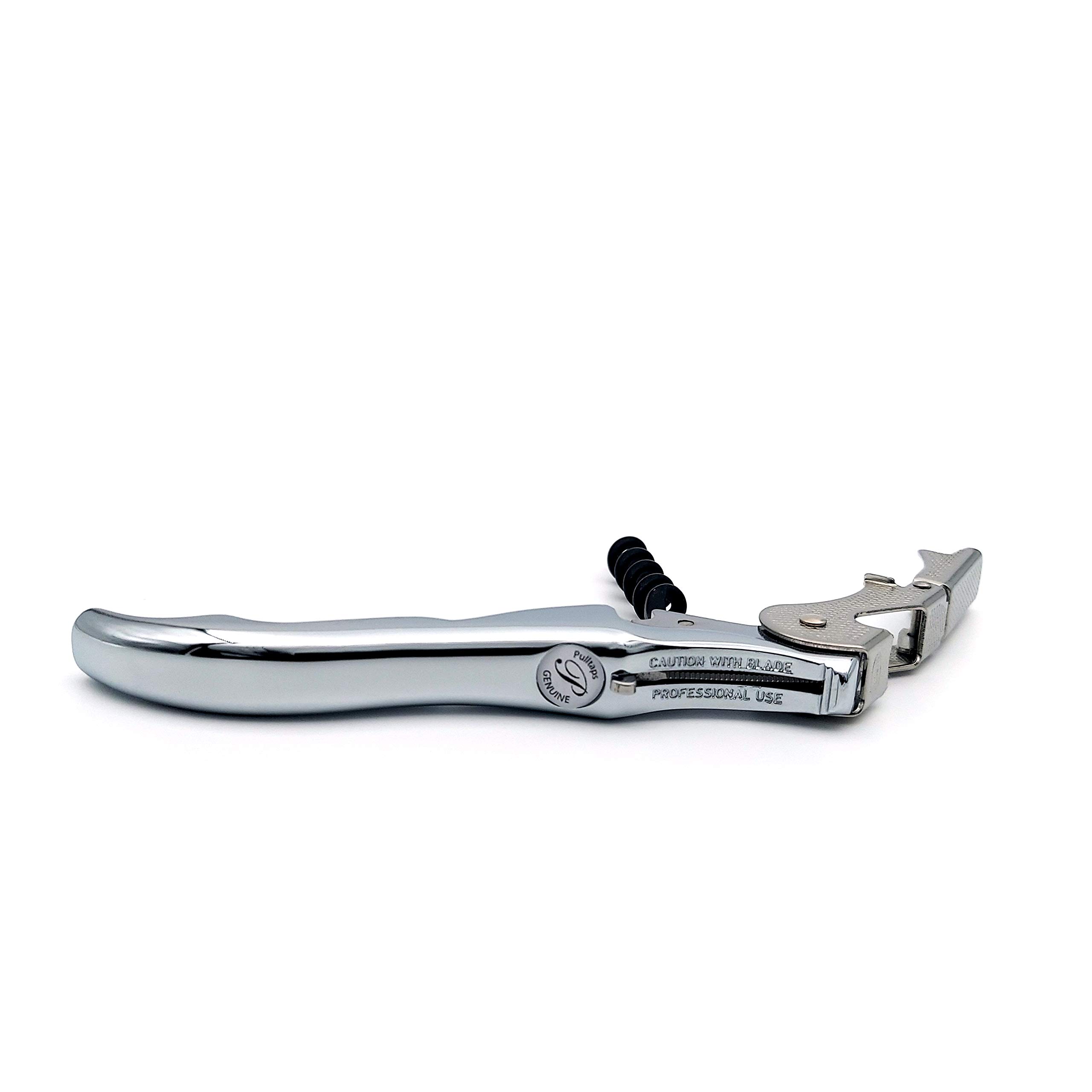 PULLTAP'S GENUINE Slider Boss 150 Dorado Professionele kelner-kurkentrekker, gemaakt in Spanje, met dubbele scharnierhendel, cuttermes en flesopener