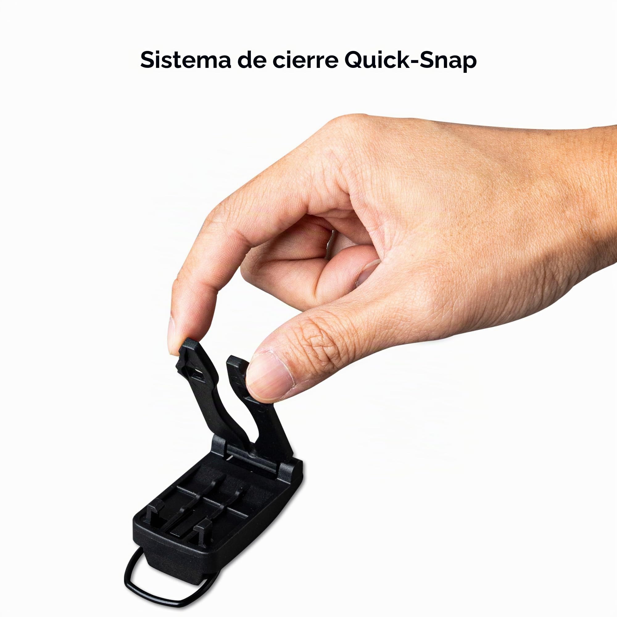 ALPAKA HUB Tactical Clip – Llavero EDC Magnético | Liberación rápida, compatible MOLLE, mecanismo de bloqueo, para bolso y cinturón, compatible con sistema HUB