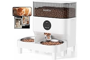 Automatic Cat Feeder for 2 Cats with Camera: Monitor Your Pets Remotely