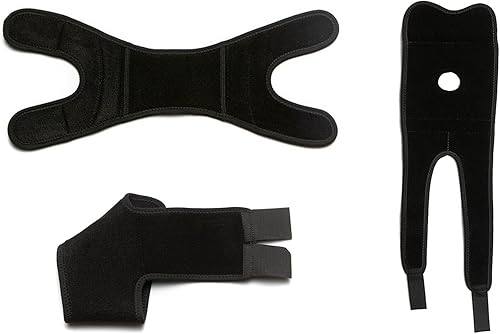 Miniatura 2 de 1codo correa 1ligero rodillera correa y 1correa de tobillo ST6 para casa gimnasio Fitness Deportes y levantamiento de peso