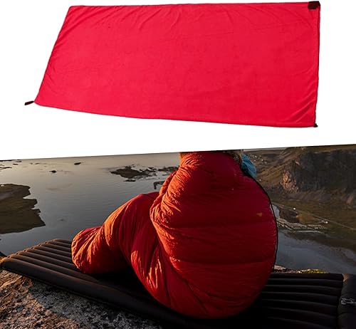 Miniatura 3 de Menolana Forro polar para saco de dormir cálido para saco de dormir para dormir de espesor, manta de forro térmico para mochileros, trekking, camping