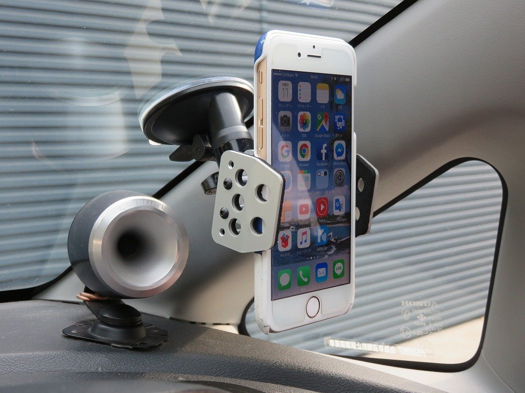 Amazon Co Jp Zoom Engineering ズームエンジニアリング カーナビ スマホ Iphoneホルダー