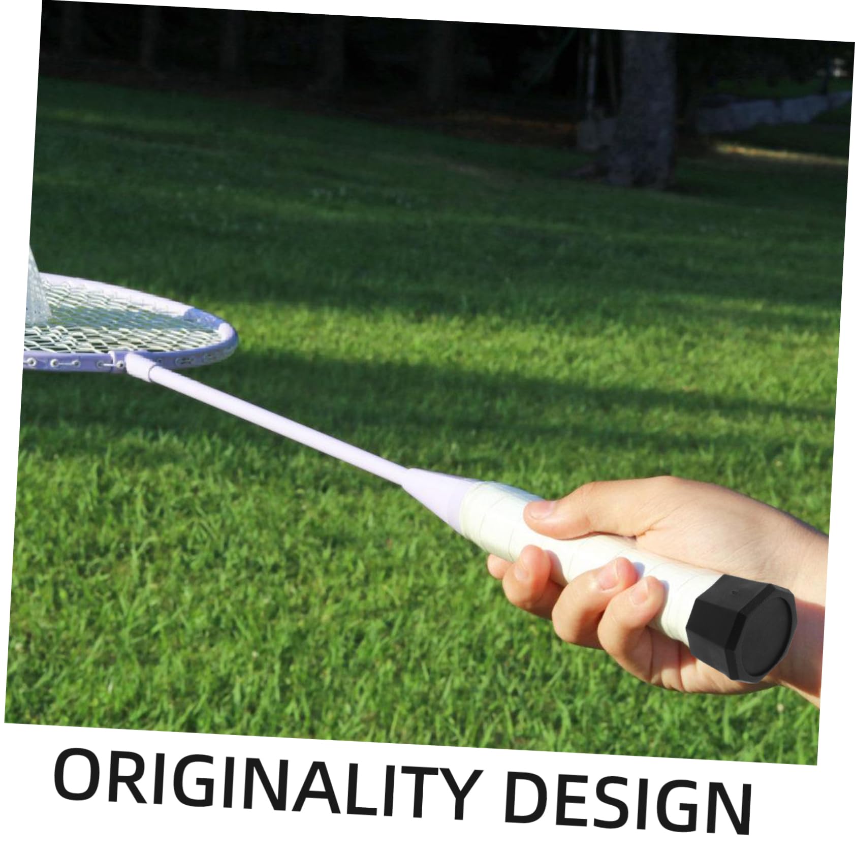 Mikikit Tennis Racket Silicone Cover Comfortable Grip for Enhanced Performance Design