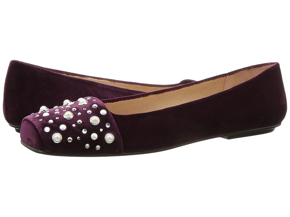 

French Sole Zulema (Raisin Velvet) Women's Shoes