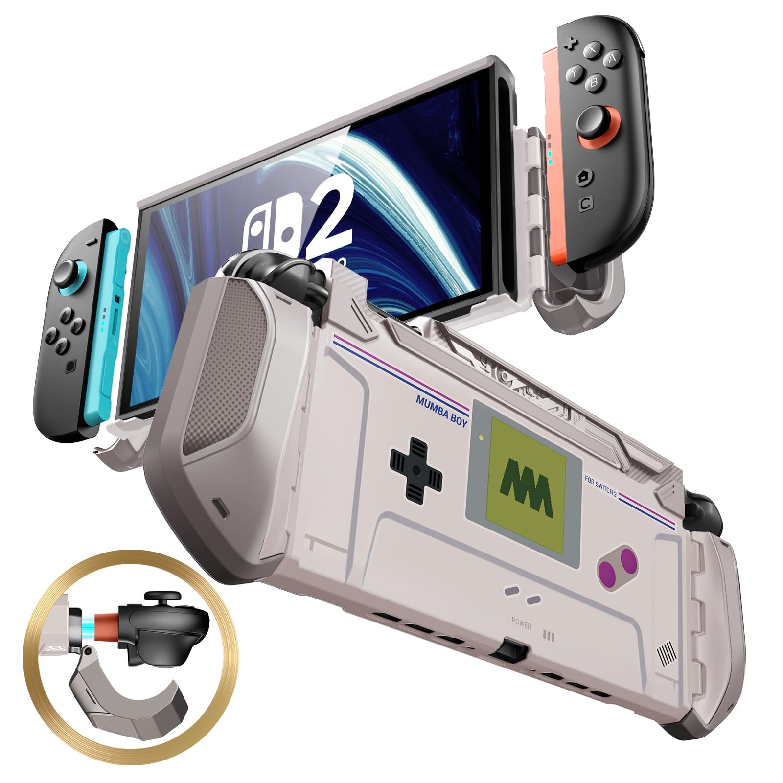 Mumba Nintendo Switch 2 Case, Dockable TPU