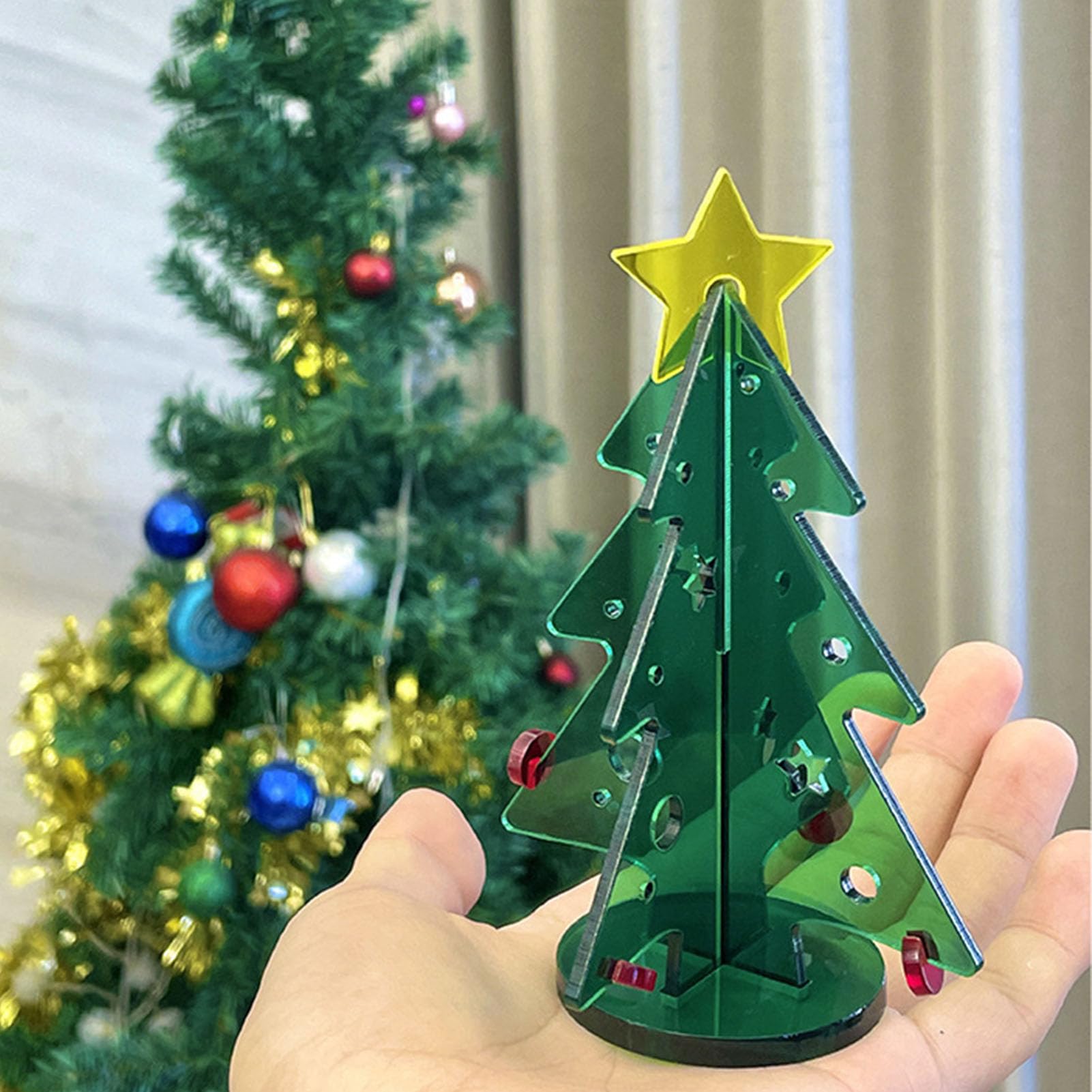 Amazon.co.jp: MOUMOUTEN アクリル クリスマス ツリー DIY キット
