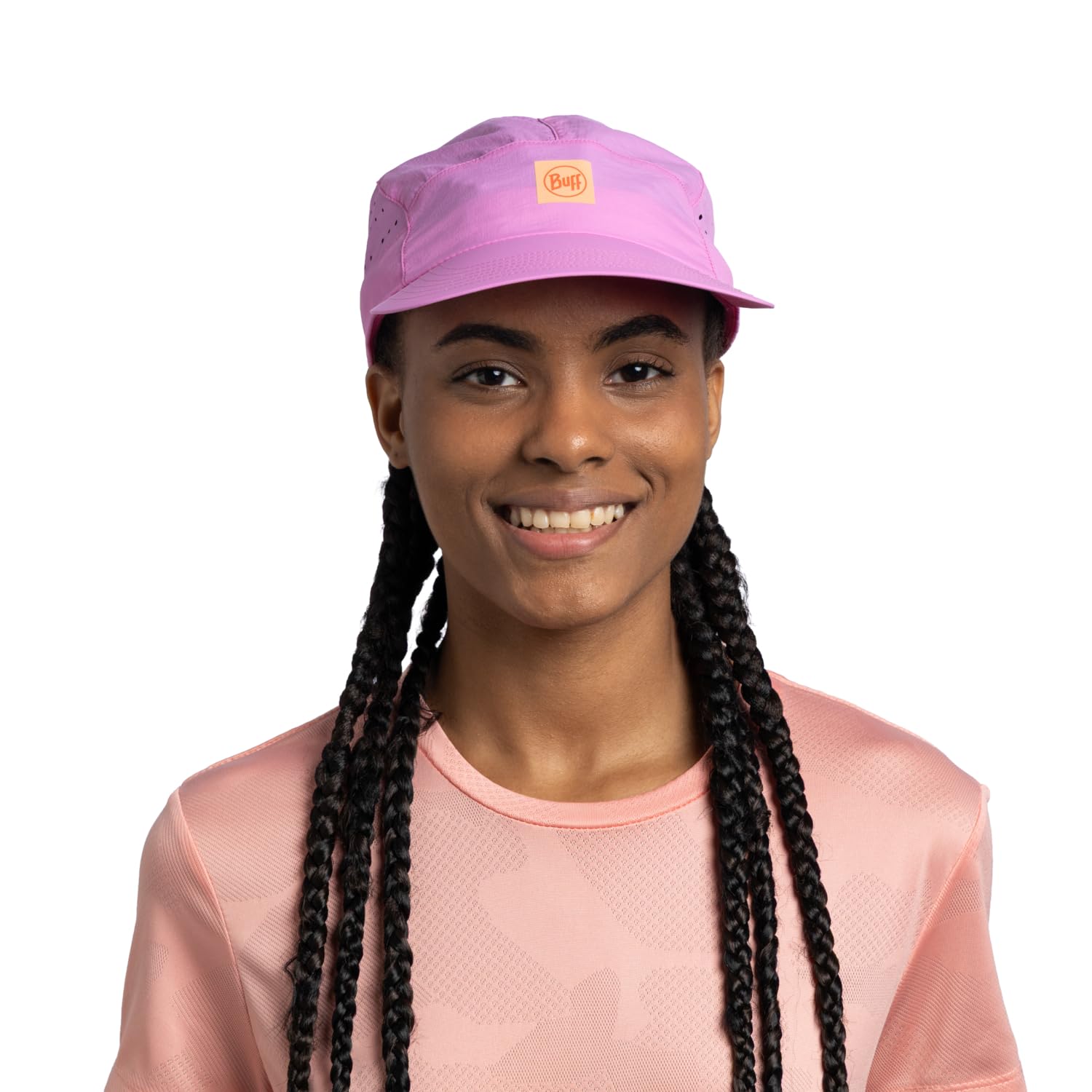 Buff Speed Cap atmungsaktive Running Cap mit UPF 50, schnellem Feuchtigkeitstransport, Belüftung, reflektierenden Details und verstellbarem Sitz. | mit UPF 50, schnellem Feuchtigkeitstransport, Belüftung, reflektierenden Details und verstellbarem Sitz.