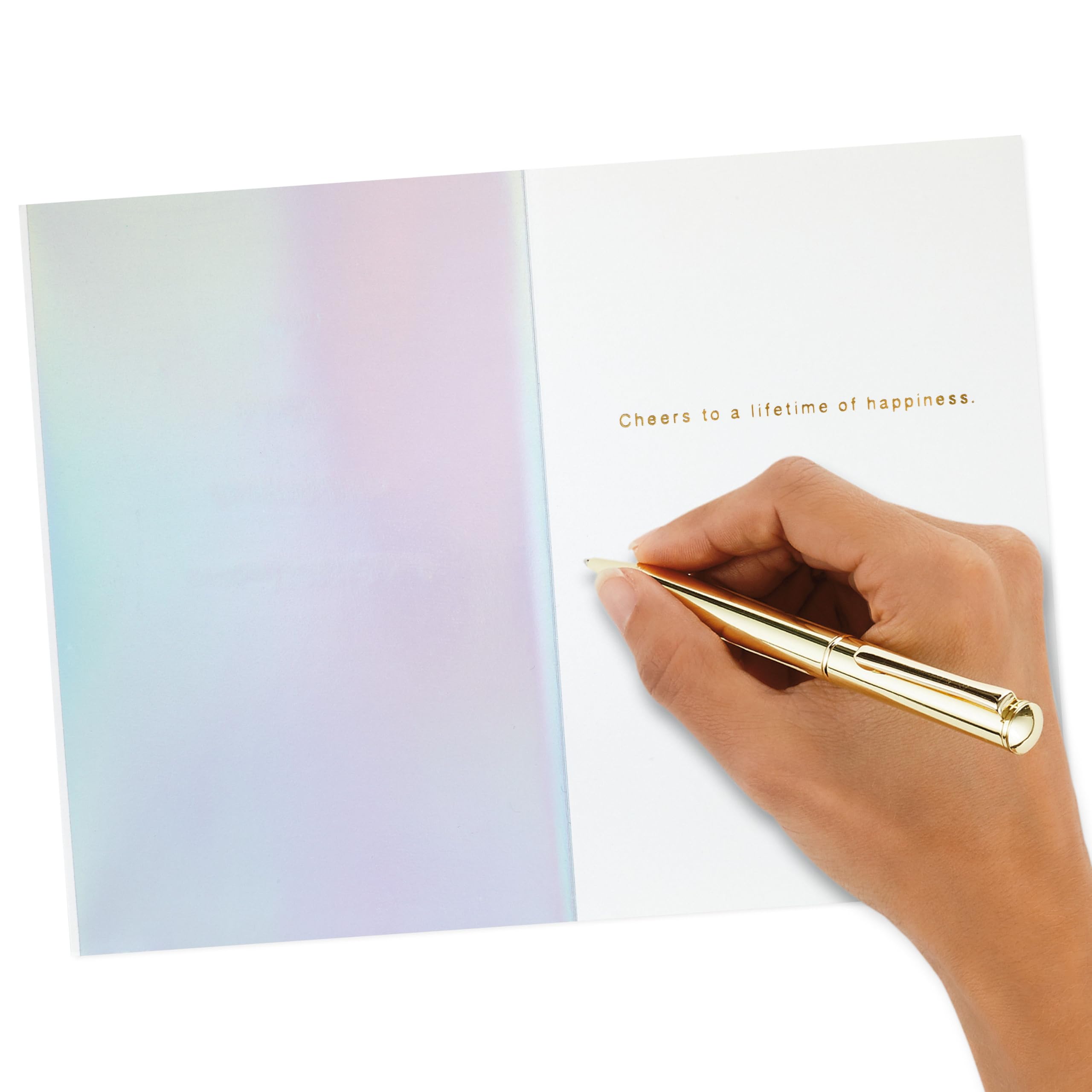 Hallmark Champagne Wedding Card - Cheers to Love -5