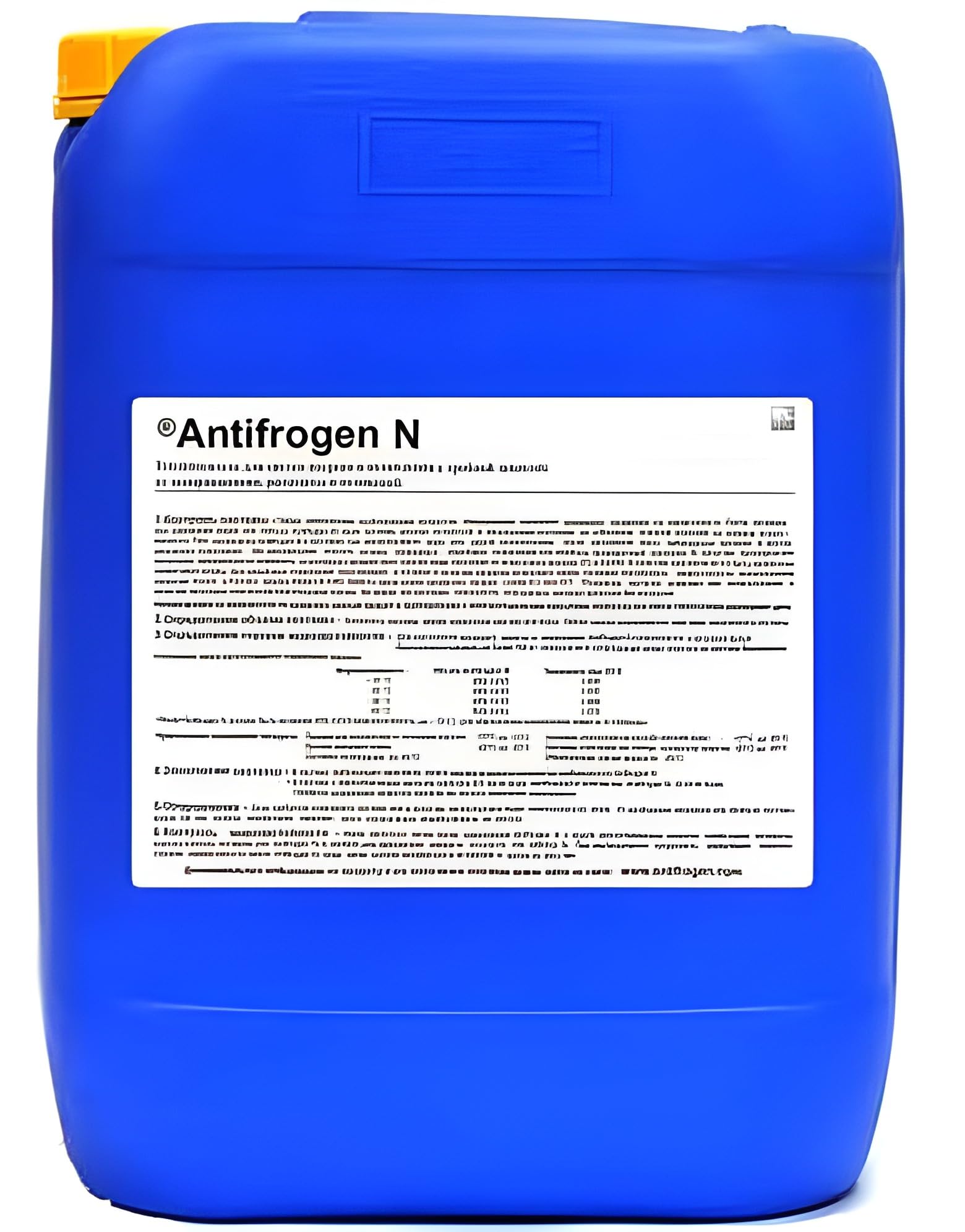 Antifrogen N 25L - Fluido de Transferencia de Calor Industrial | Anticongelante Etilenglicol -50°C a +150°C