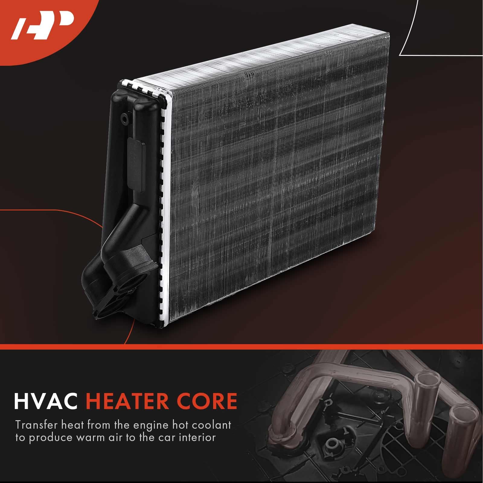 A/C & Heater Controls For Pontiac Firebird HVAC Heater Core For 1970 ...