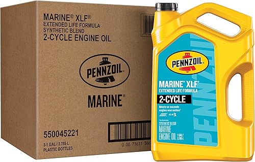 Pennzoil 550045221-3PK Aceite de motor XLF marino de 1 galón (jarra de 1 galón, paquete de 3)
