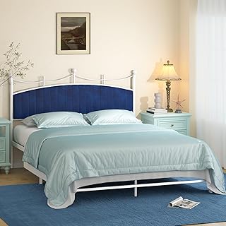 Weehom Queen Bed Frame with Upholstered Headboard, Modern Elegant Velvet...