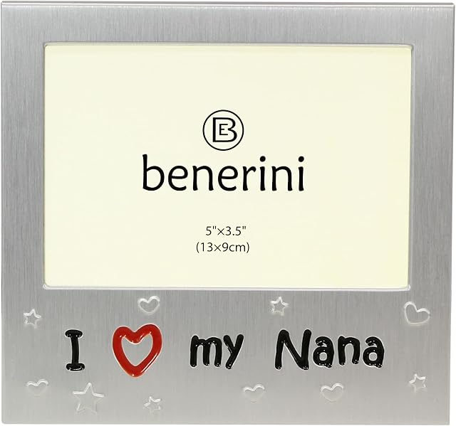 benerini I Love My Nana ' - Photo Picture Frame Gift - 5 x 3.5