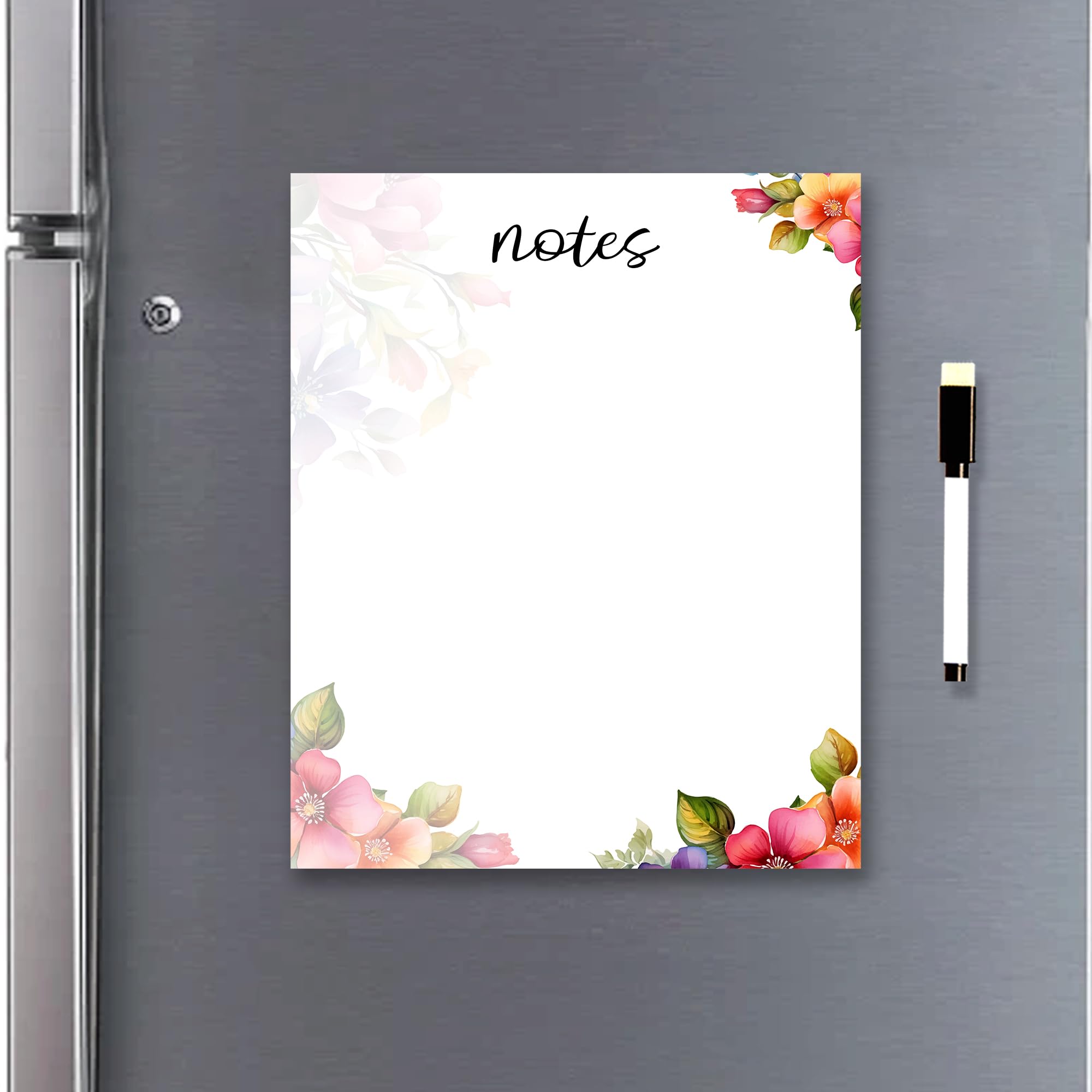 Rousrie Magnetic White Board Fridge Magnet with Marker for Multipurpose Uses Weekly Meal Planner, Making to Do List (Design 5) (B0DB878WF5) Amazon Price History, Amazon Price Tracker