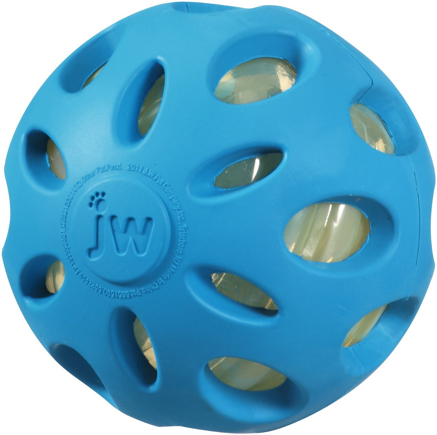JW Pet Company Crackle Heads Crackle Ball Dog Toy Large 2 Pack