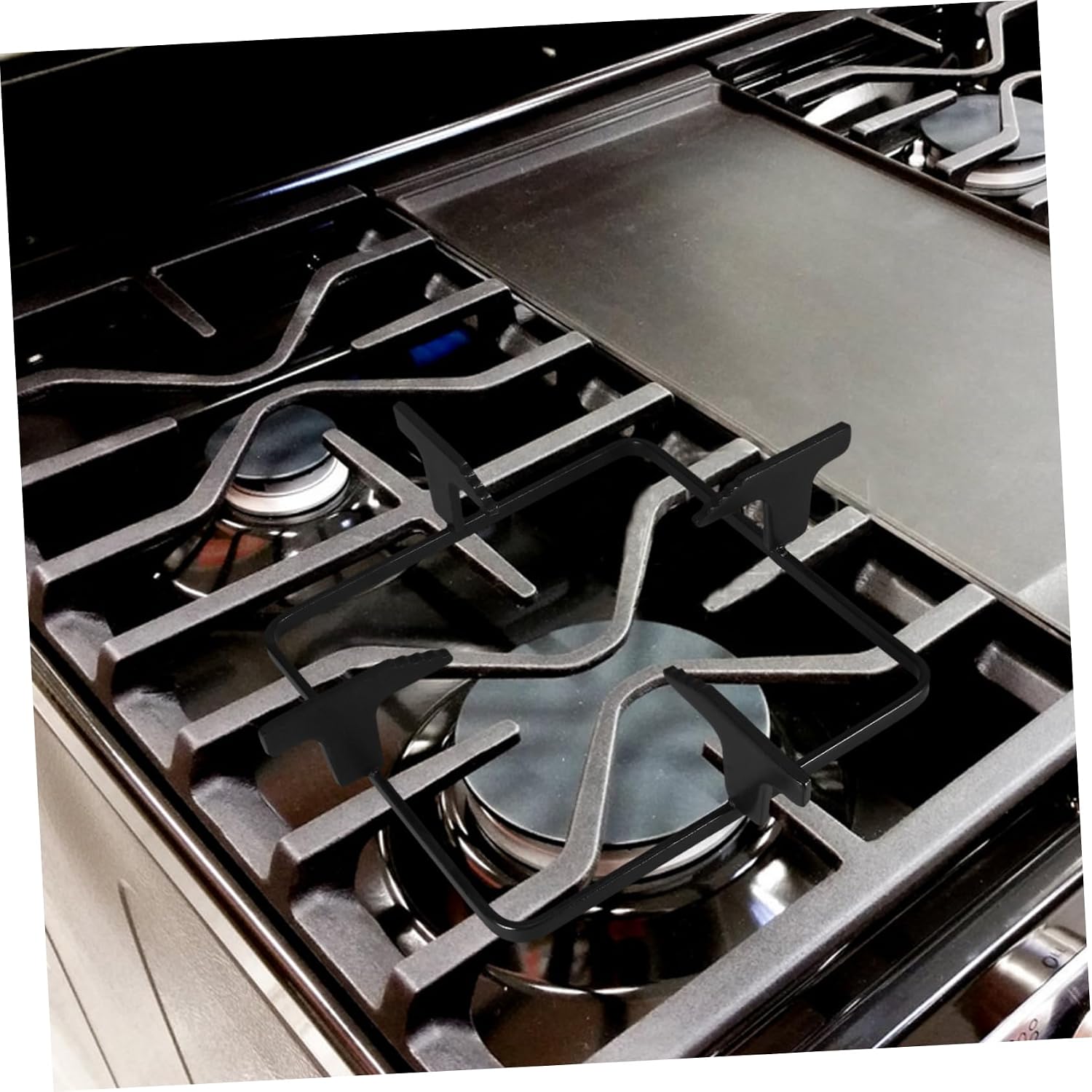 Cast Iron Gas Stove Rack Stand Stove Pot Holder Non-slip Wok Ring for Kitchen Easy Install