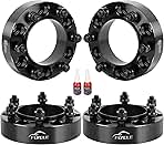 6x5.5 Hubcentric Wheel Spacers for 1995-2023 Tacoma 1989-2024 4Runner with ET Lug Nuts, 1.5 inch 6x139.7 Forged Spacer with 12x1.5 Studs & 106mm Hub Bore Tundra FJ Cruise Fortuner Sequoia GX460 GX470
