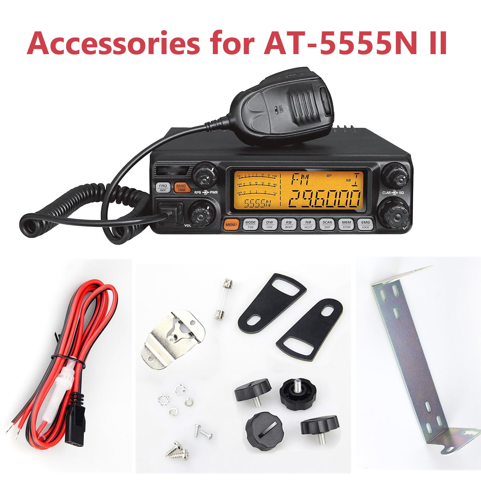 Station Radioamateur PNI Jopix AT-5555N II – 10 Mètres, AM/FM/SSB/CW – Neuf