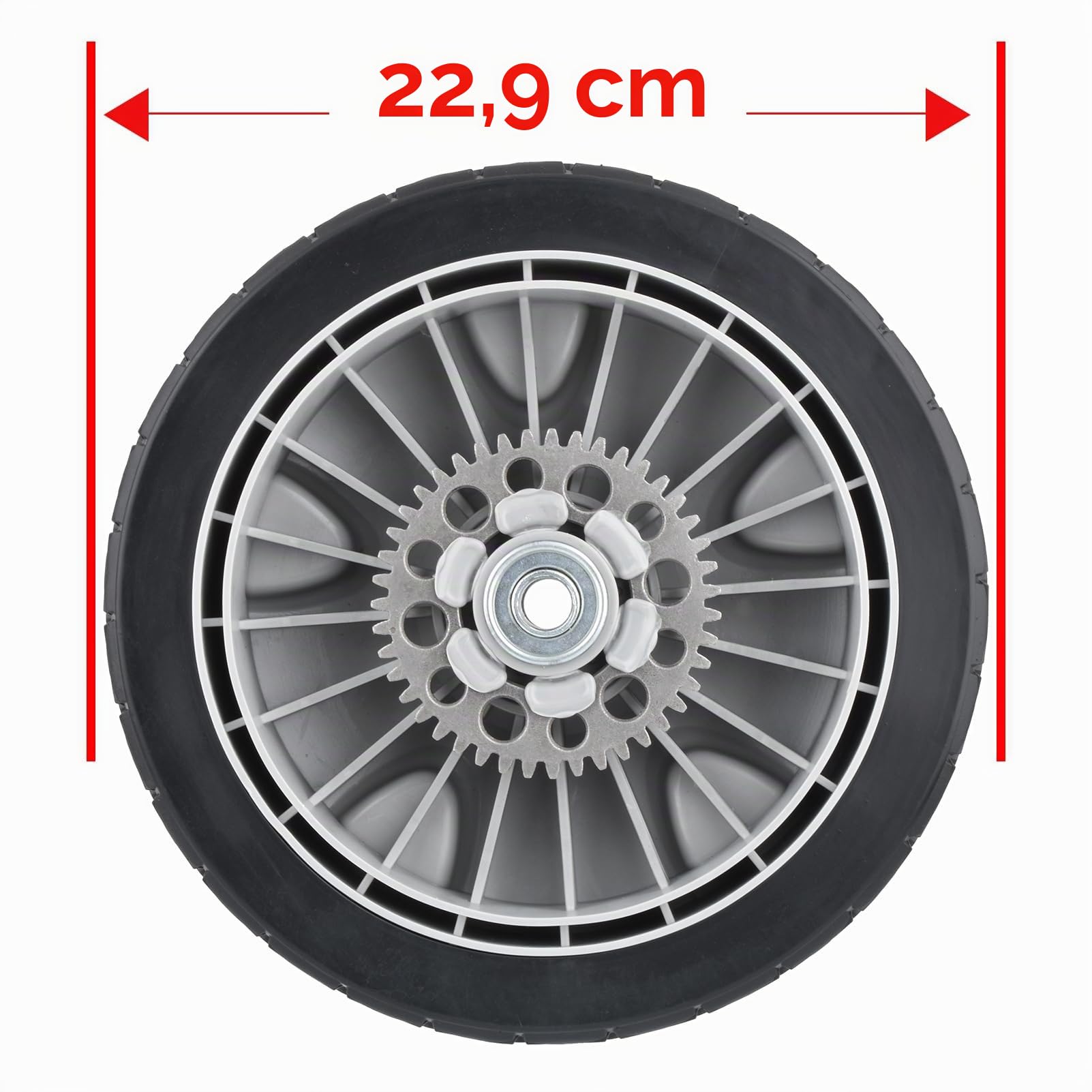 9 pollici Ruota Posteriore 42710-VH7-010ZA adatta per Honda HRX537 HRR216 HRX217 Tosaerba, 2 pezzi