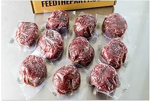 10 (6 oz.) Filet Mignon Organic Grass Fed Steaks