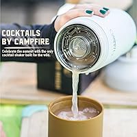 Vista 6 de Frasco de aventura para todo el día de 32 onzas, como se ve en Shark Tank, la multiherramienta aislada de botellas de bebidas, vertido artesanal