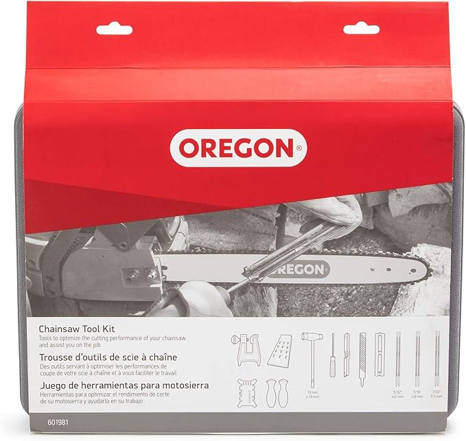 Oregon Premium Chainsaw Chain Sharpening Kit with Hard Case, Chainsaw