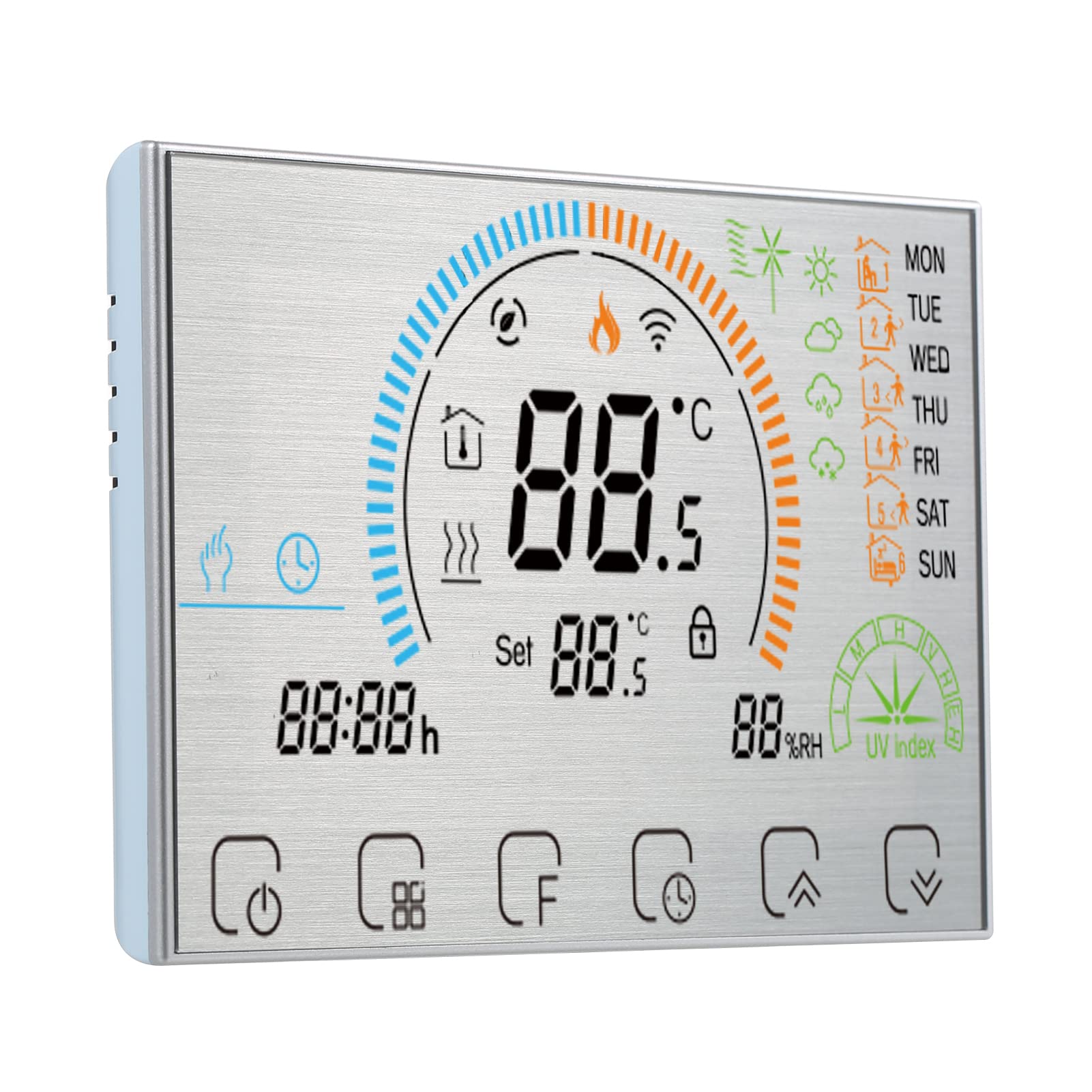 Thermostat intelligent LANRU Wi-Fi contre le gaspillage