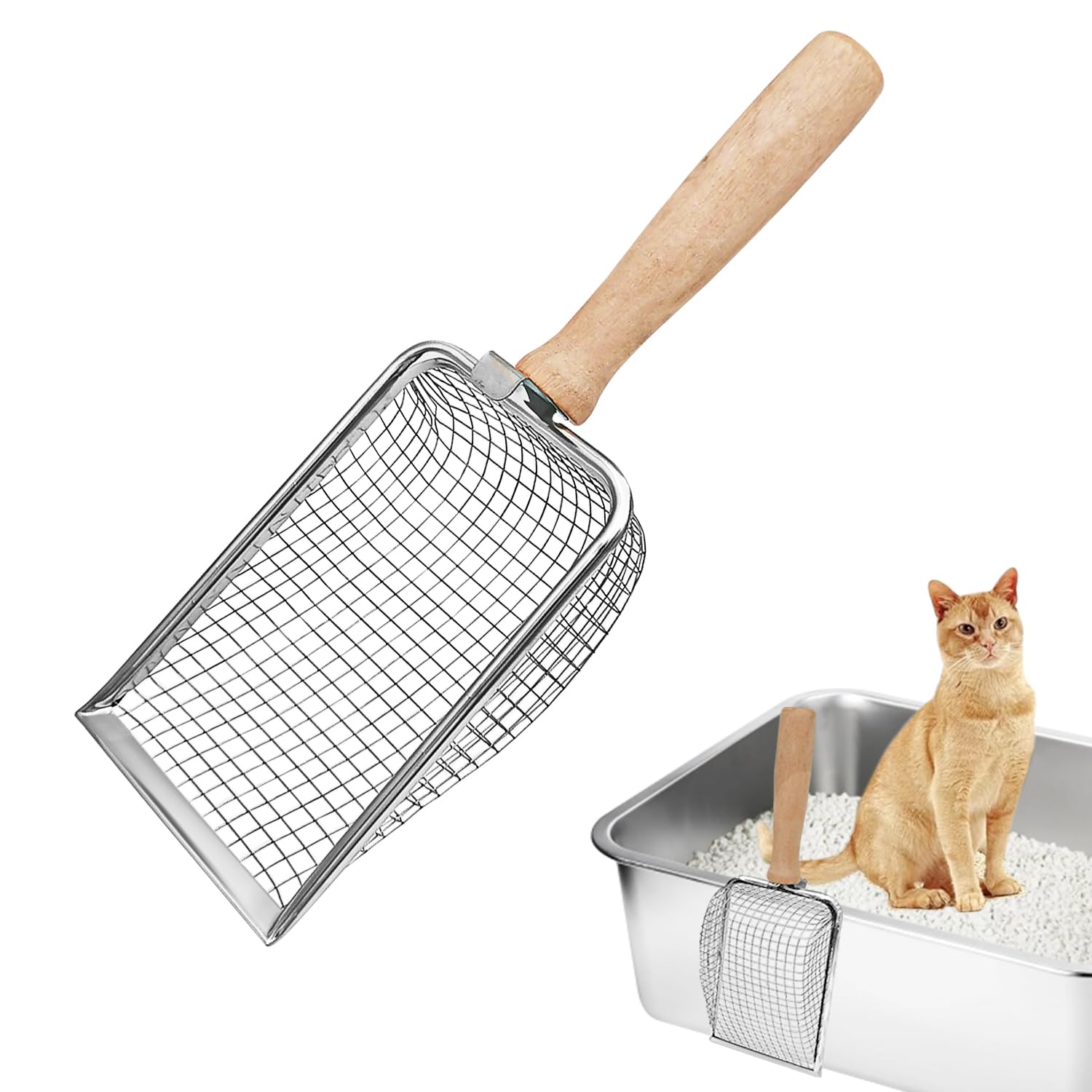 Katzenschaufel Edelstahl