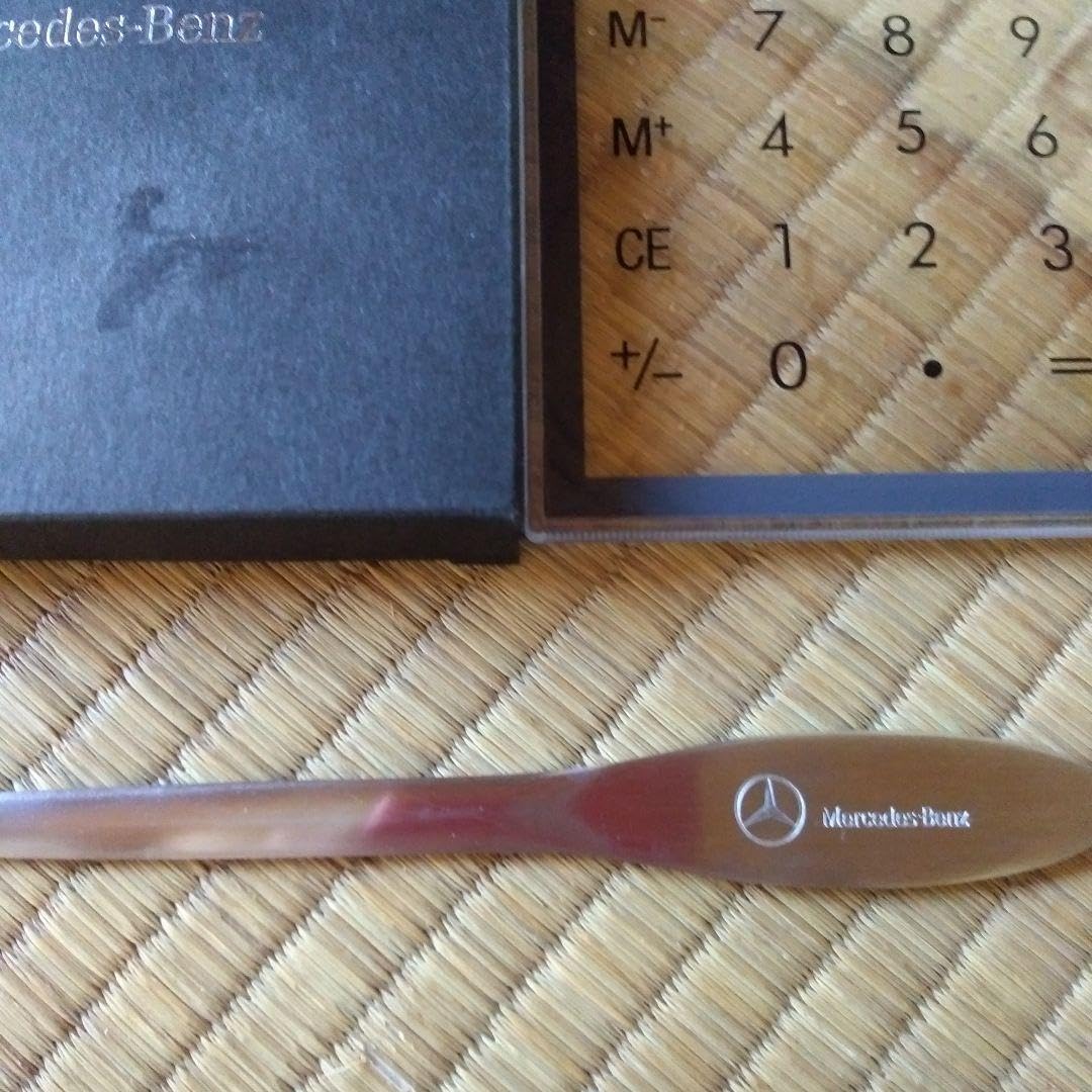 Amazon.co.jp: メルセデスベンツノベルティグッズ 電卓 ペーパーナイフ