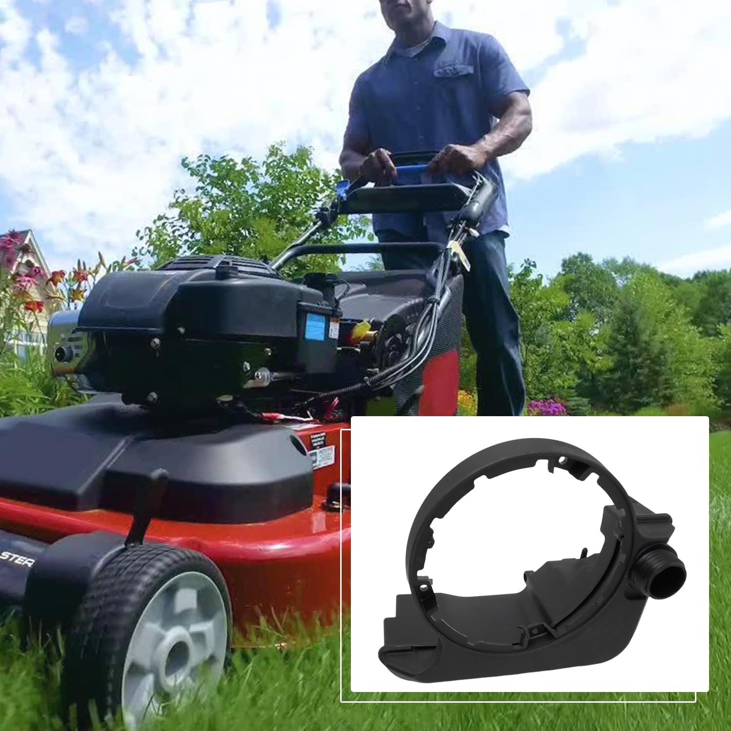 shiosheng 699374 693377 495224 494213 499618 Fuel Tank with Fuel Tank Caps 692046 590490 699387 695960 AM134926 Compatible for Craftsman Jo hn -Deere Troy Bilt & More models