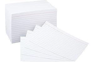 Index Cards Ready for Your Notable Notes: AmazonBasics Ruled Lined 4 x...