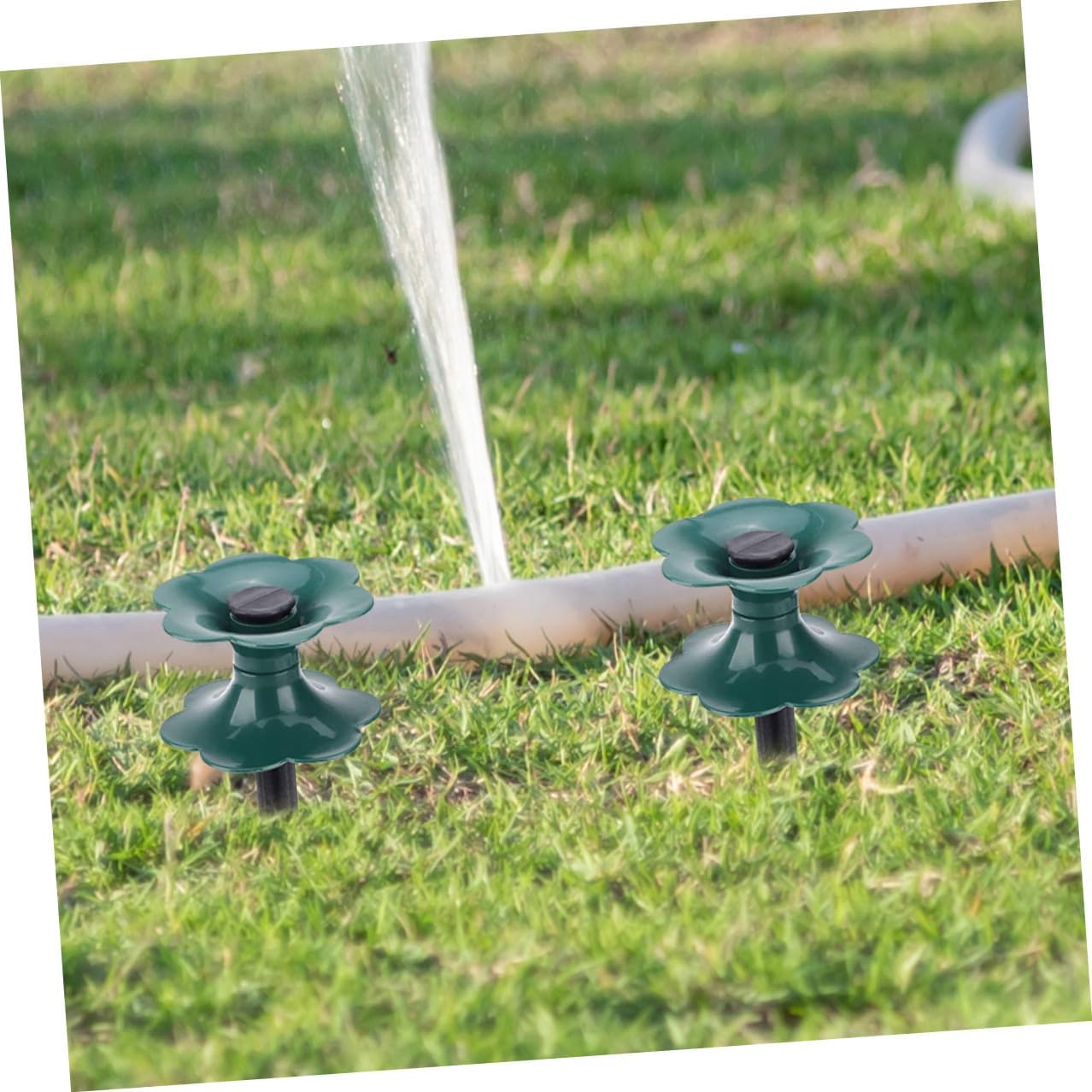 ibasenice Hose Garden Hose Garden Hose Guide Stakes Frog Hose Guide Ground Hose Guide Guide Spike Plastic Heavy Duty 4pcs