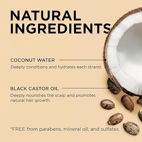 Miniatura 10 de African Pride Bordes milagros de ricino negro para sujetar y cubrir bordes - Desliza y controla bordes cubre grises rellena áreas de adelgazamiento