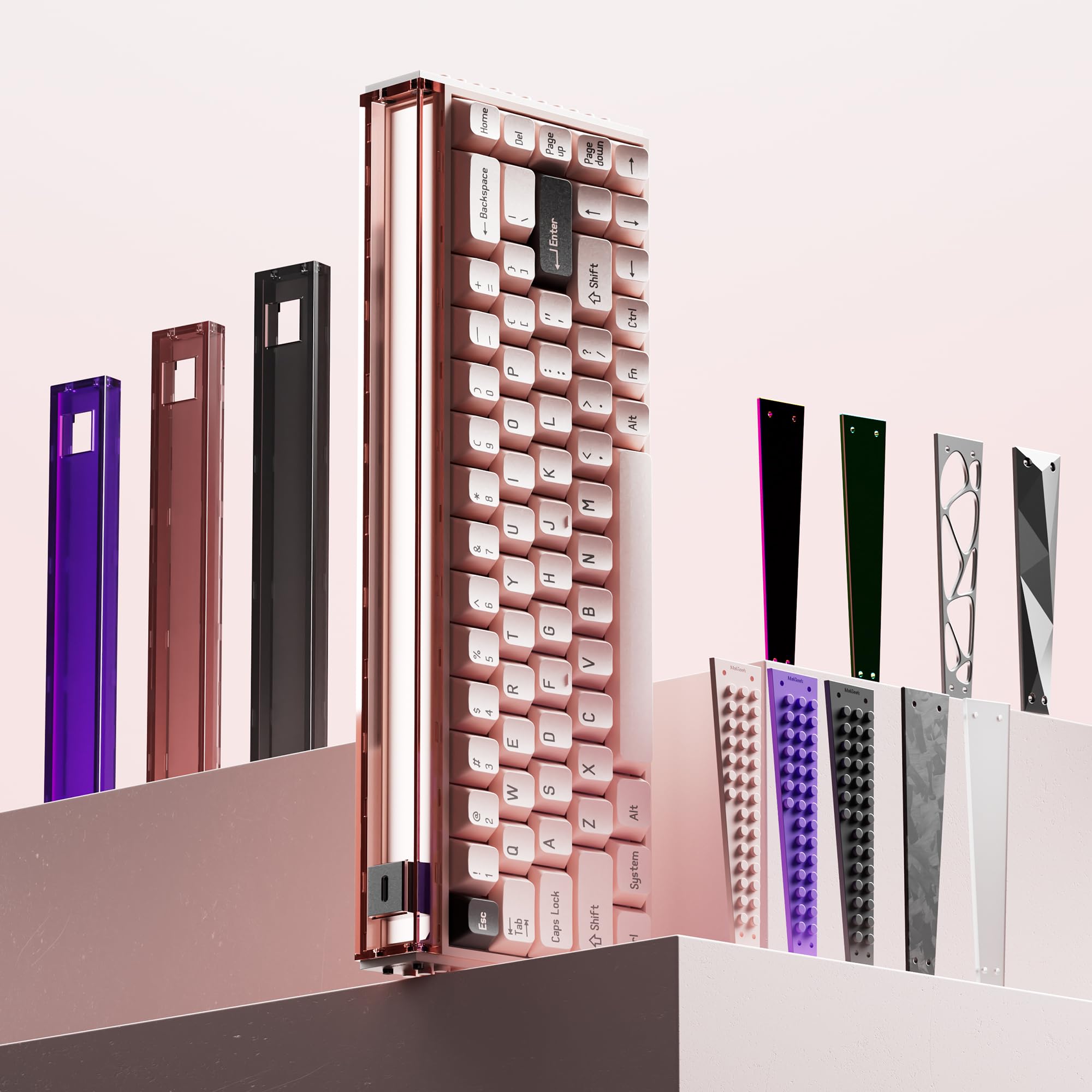 Amazon.com: MelGeek MADE68 Pro Wired Gaming Keyboard, Magnetic