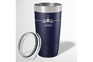 Personalized Pilot Tumbler: Sip on Perfection, Soar Through the Skies