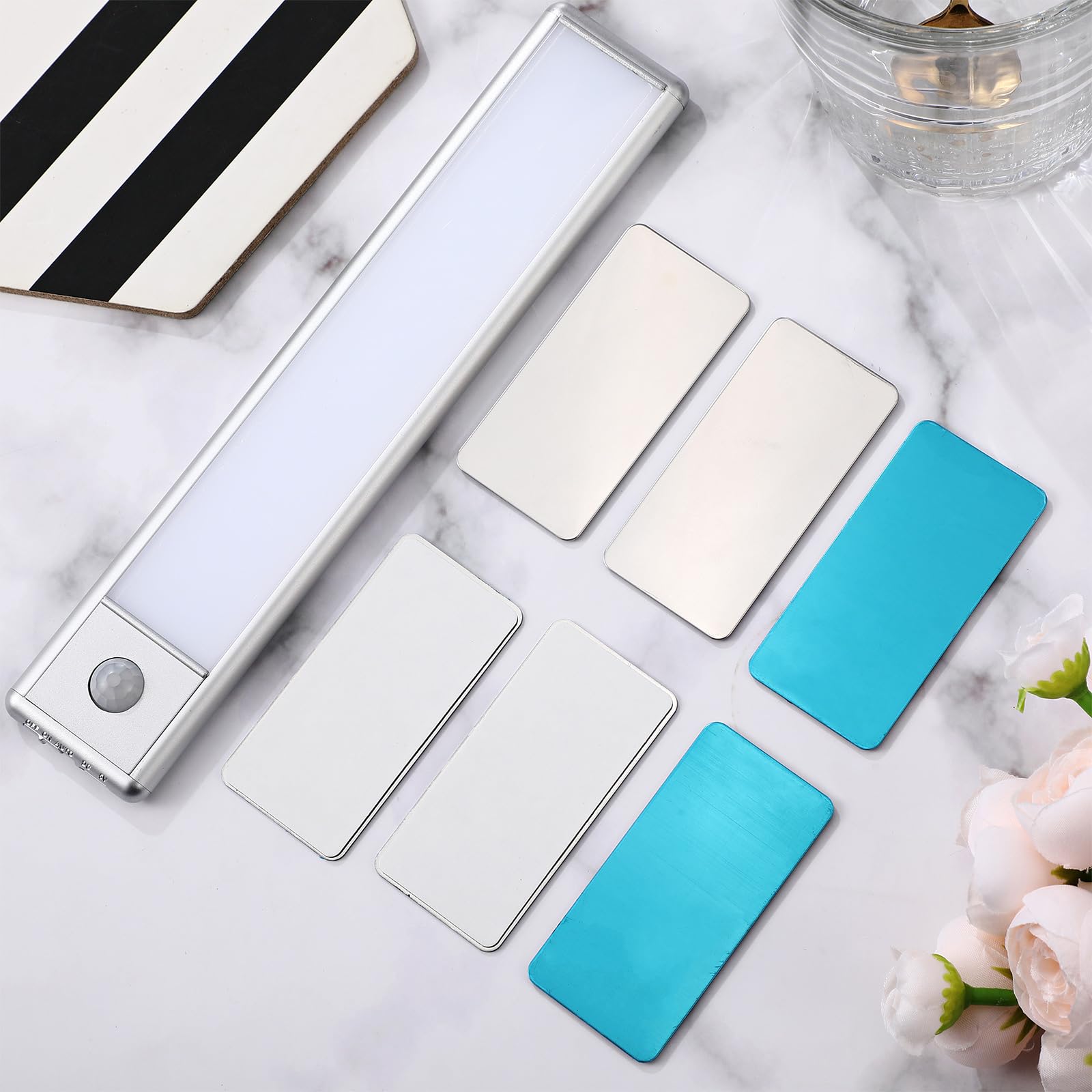 Konohan 6 Pcs Replacement Magnetic Strips,2.36 X 1.18 Inches — Amazon image 3