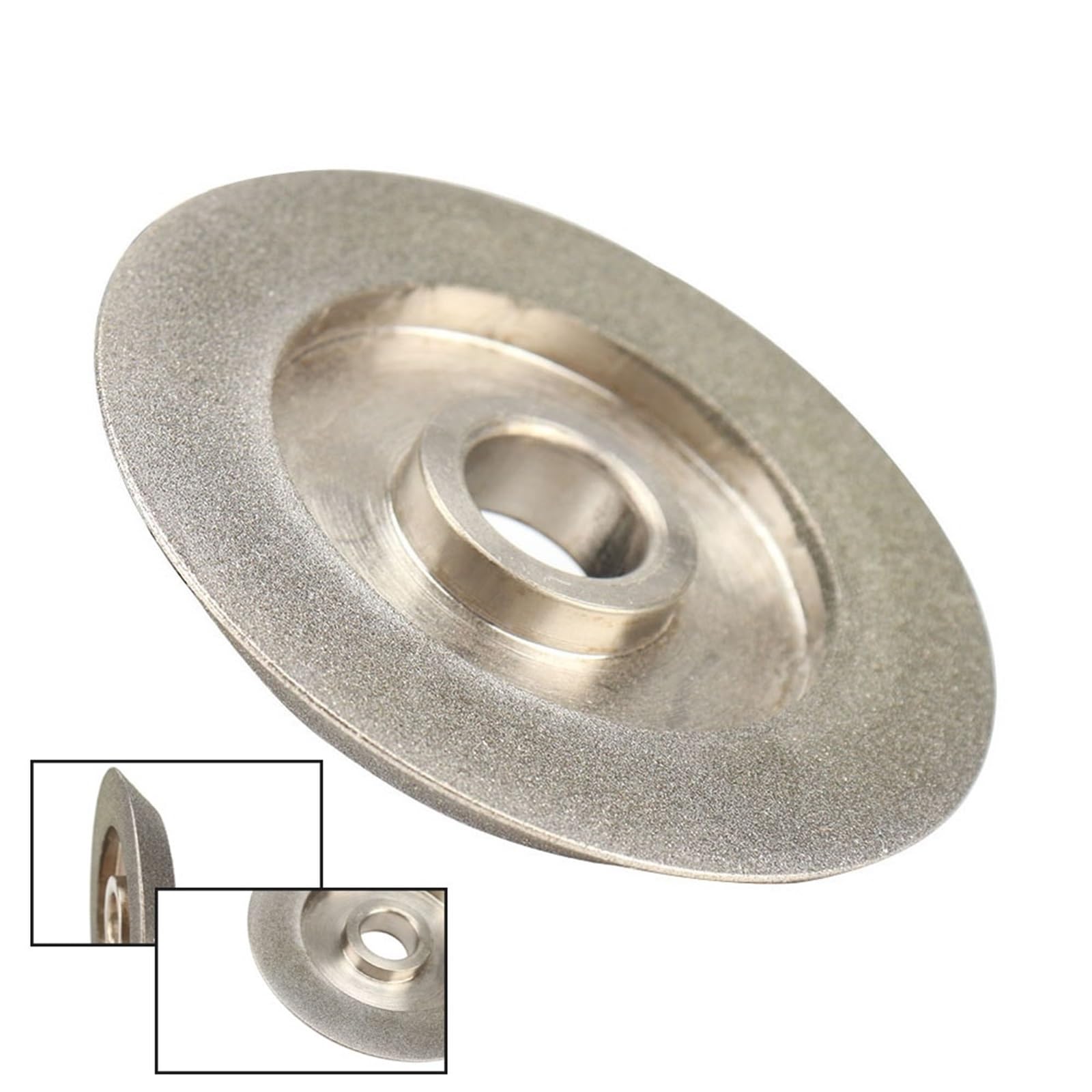 1 szt. 78 mm galwanizowana tarcza szlifierska diamentowa - tarcza szlifierska garnkowa 45° do precyzyjnej obróbki metali i narzędzi do polerowania(12.7mm)