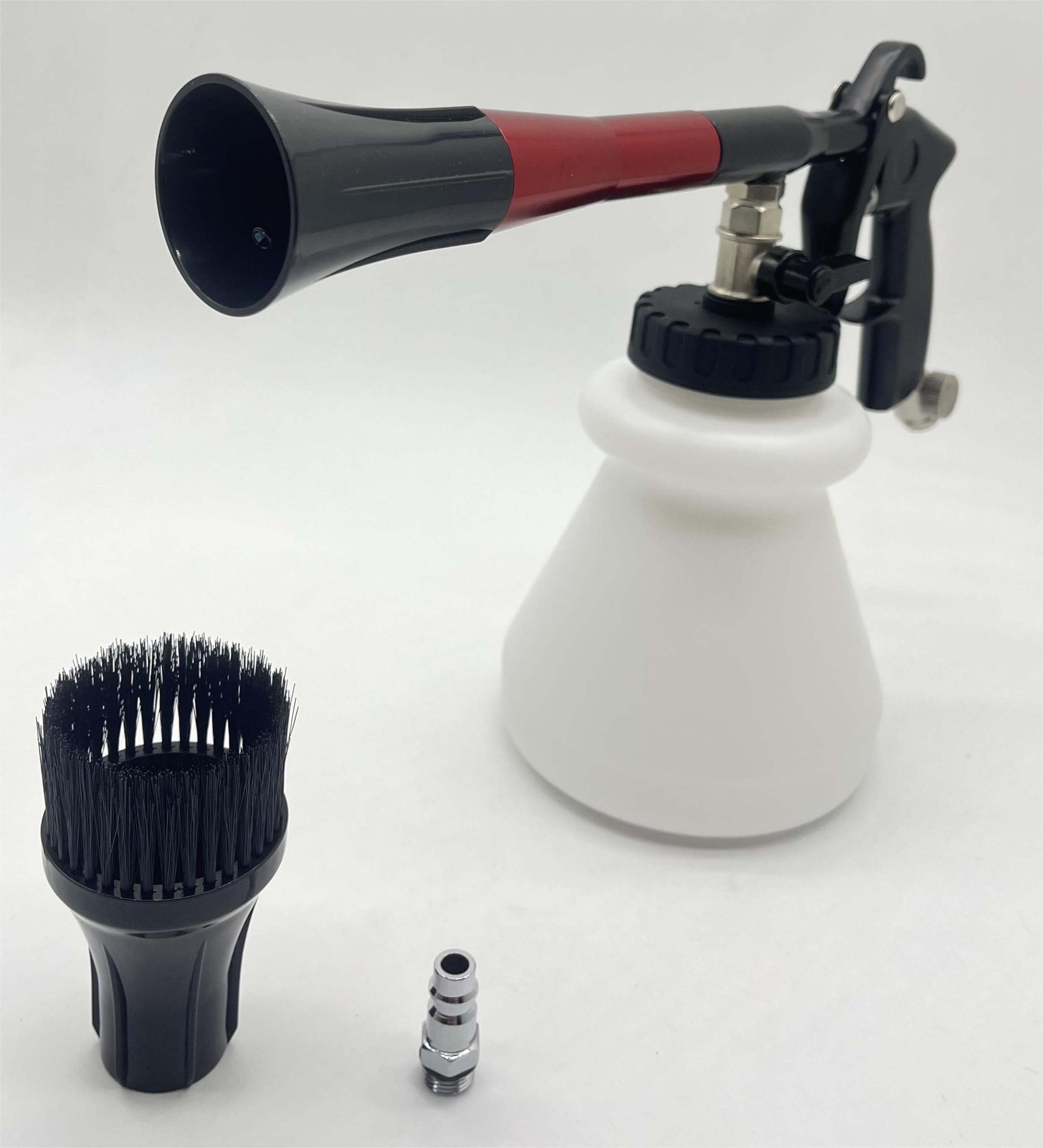 Pistola di pulizia auto Auto Detailing Tool Air Dry Tappezzeria Cleaner Attrezzature Cura degli interni Auto Rondella per auto ad alta pressione Con Cuscinetto Ruota RS Max