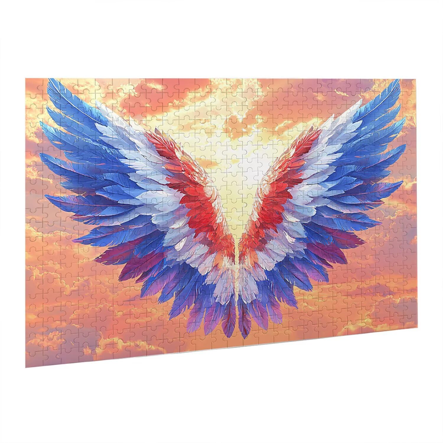 Jigsaw Puzzle, 5000 Pezzi Puzzle Classici, Angelo Puzzle Rilassamento Intelligence, Mpossibile Difficile Puzzle Impegnativo per Adulti Puzzle Gioco Familiare, Regalo per Amore Amico Le Ali fr0-649